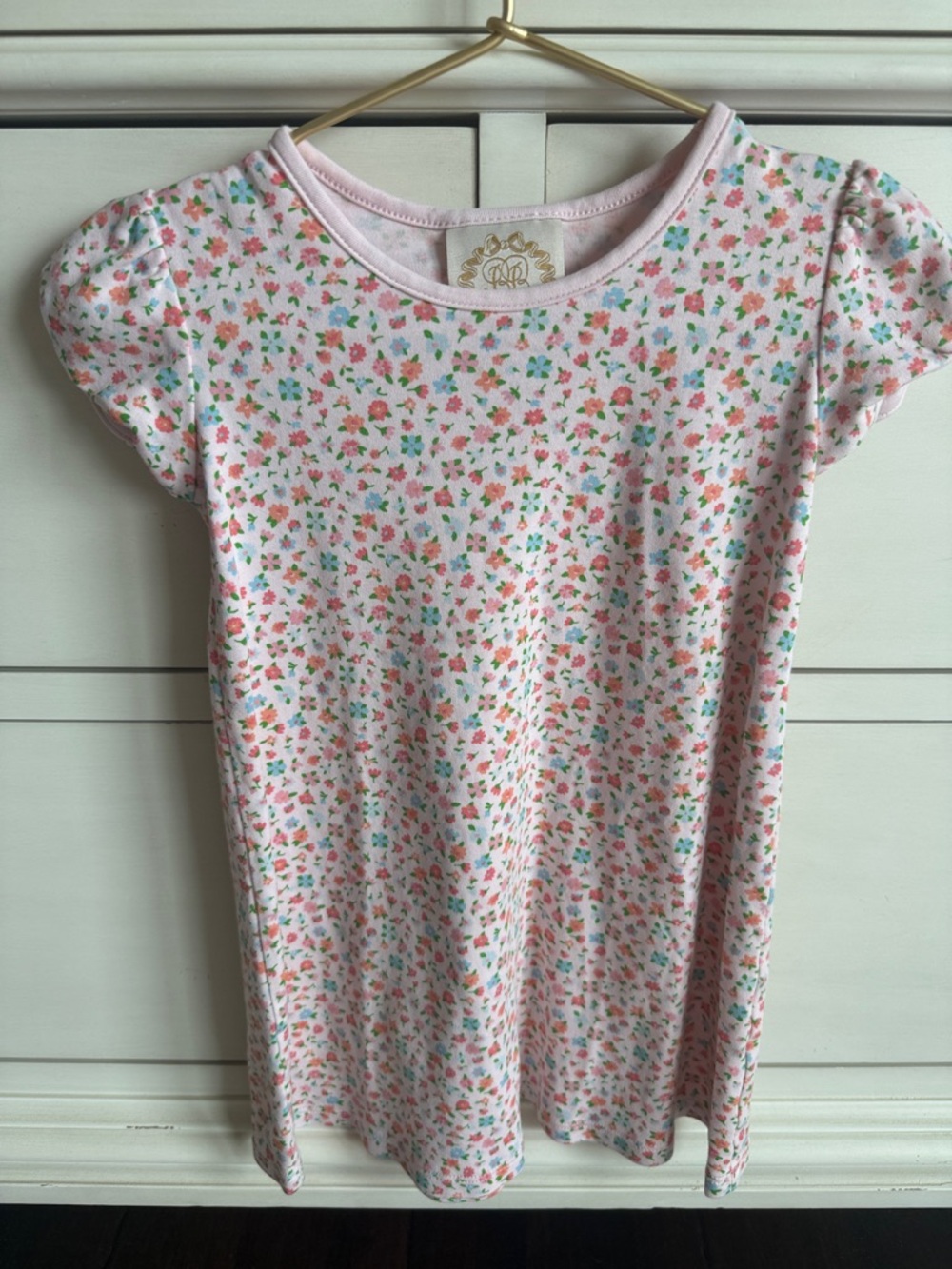 The Beaufort Bonnet Company Pink Floral Casual Kids Dress